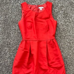 J.crew Allie silk wool dress Orange Red dress sz 4